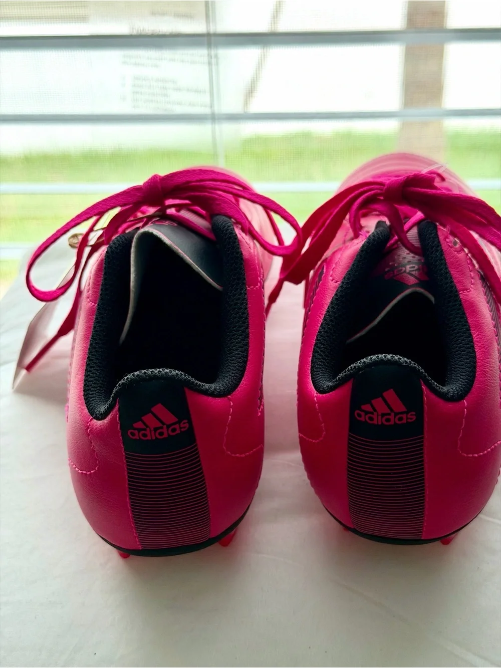 adidas girls Bright Pink Training Sneakers